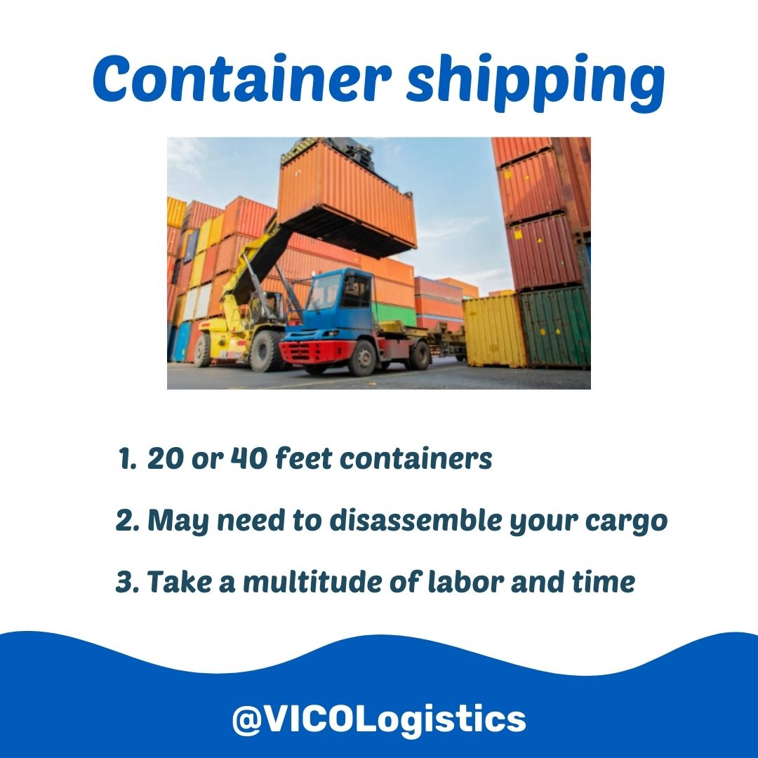 container shipping - heavy cargo